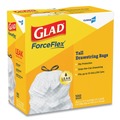 Glad 78526 Tall Kitchen Drawstring Trash Bags, 13 Gal, 0.72 Mil, 24-in X 27.38-in, Gray, 100/box image number 2