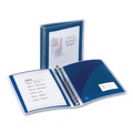Office Jansan | Avery 17638 3 Round Rings 1.5 in. Capacity 11 in. x 8.5 in. Flexi-View Binder - Navy Blue image number 1
