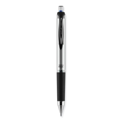 Pens | uni-ball 65871 207 Impact Bold 1 mm Retractable Gel Pen - Blue Ink/Black/Blue Barrel image number 0