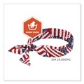 Cooling Gear | Ergodyne 12303 Chill-Its 6700 Cooling Bandana Polymer Tie Headband, One Size Fits Most, Stars and Stripes image number 6