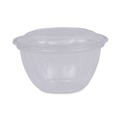 Office Jansan | Eco-Products EP-SB18 5.5 in. x 2.3 in. 18 oz. Renewable and Compostable Plastic Containers - Clear (150/Carton) image number 0
