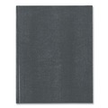 Notebooks & Pads | Blueline A10.97 10.75 in. x 8.5 in. Sheets Medium/College Rule 1-Subject Executive Notebook with Ribbon Bookmark - Cool Gray Cover image number 3