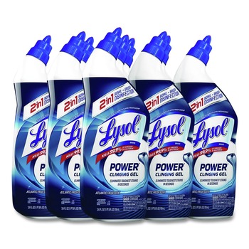 LYSOL Brand 24 oz Disinfectant Toilet Bowl Cleaner - Atlantic Fresh (9/Carton)