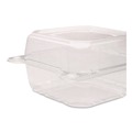 Food Trays, Containers, and Lids | Karat FP-HC66PET-1C PET Plastic Hinged Container 6 x 6 x 3.3 Clear Plastic (500/Carton) image number 3