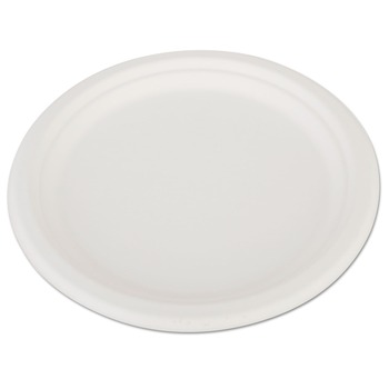 PRODUCTS | SCT SCH 18160 10 in. ChampWare Heavyweight Bagasse Dinnerware Plate - White (500/Carton)