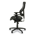  | Alera ALEELT4218S Elusion II Series Suspension Mesh Mid-Back Synchro Seat Slide Chair - Black image number 4
