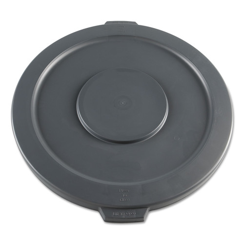 Just Launched | Boardwalk 1868182 Plastic Round Flat-Top Lid for 32 Gallon Waste Receptacles - Gray image number 0