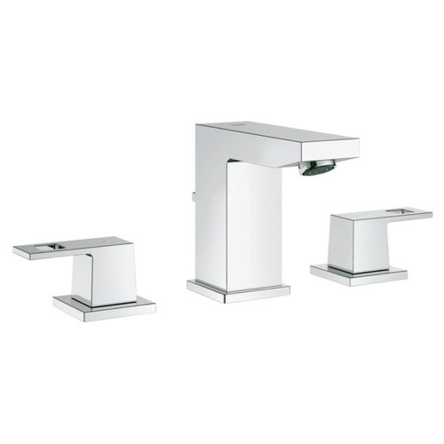 Fixtures | Grohe 2037000A Eurocube Widespread Bathroom Faucet (Chrome) image number 0