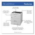 Office Printers | Brother HLL6210DWT Business Monochrome Laser Printer with Dual Paper Trays image number 4