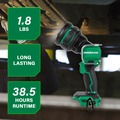 $99 and Under Sale! | Metabo HPT UB18DHQ4M 18V MultiVolt 1050 Lumen LED Lithium-Ion Cordless Handheld Spotlight (Tool Only) image number 1