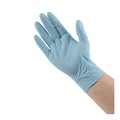 Disposable Gloves | Boardwalk 382XSBXA 9.5 in. Long 5 mil. Thick Powder-Free Disposable Examination Nitrile Gloves - X-Small Blue (100/Box) image number 7