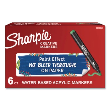 Sharpie Bullet Tip Creative Markers - Emerald Green (6/Pack)