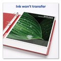 Office Jansan | Avery 03310 1 in. Capacity 11 x 8.5 Economy Non-View Binder with 3 Round Rings - Red image number 5