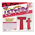 Office & Office Supplies | TREND T79742 4 in. Tall Ready Letters Playful Combo Set - Red Characters (216/Set) image number 0