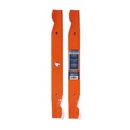 Blades | Husqvarna 954633774 3-Piece 48 in. High-Lift Bagging Lawn Mower Blade - Orange image number 0