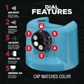 Painting | Rust-Oleum 376907 Stops Rust 5-in-1 Spray Paint, Gloss Maui Blue, 12 oz Aerosol Can, 6/Carton image number 4