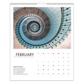 Calendars & Planners | House of Doolittle 315 14 in. x 11 in. 12-Month (Jan-Dec 2026) 100 Percent Recycled Abstract Architecture Wall Calendar - White Sheets image number 2