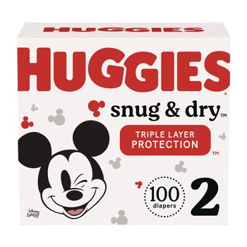 Huggies Snug and Dry 12 lbs. to 18 lbs. Diapers - Size 2 (116/Carton)