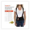 Office & Office Supplies | Ergodyne 11284 ProFlex 2000SF 34 in. to 38 in. Waist High-Performance Spandex Back Support Brace - Large, Black image number 2