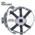 Protective Head Gear | Klein Tools CLMBRSPN Safety Helmet Suspension image number 5