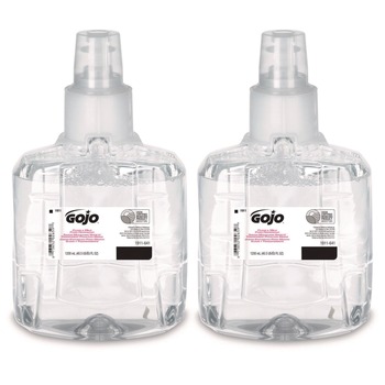 GOJO Industries 1911-02 1200 ml Clear and Mild Foam Handwash Refill for LTX-12 Dispenser (2/Carton)