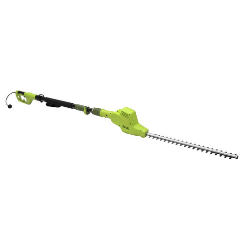 Sun Joe 4 Amp 21 in. Multi Angle Telescoping Pole Hedge Trimmer