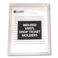 Office Jansan | C-Line 80912 Super Heavy-Duty Top Load 9 in. x 12 in. Insert Clear Vinyl Shop Ticket Holders - Clear Front (50/Box) image number 5