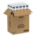Office Jansan | SOLO 316PLA-J7234 Bare Eco-Forward 16 oz. PLA Leaf Design Paper Hot Cups - White/Green/Orange (1000/Carton) image number 8