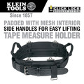 Klein Tools 55918 Tradesman Pro 44.5 in. x 5 in. x 1 in. Modular Tool Belt - Medium, Black image number 1