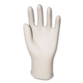Disposable Gloves | Boardwalk BWK315LBX 4 mil Powder-Free Synthetic Vinyl Gloves - Large, Beige (100/Box) image number 1