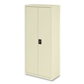 Office Filing Cabinets & Shelves | Alera 25769 30 in. x 15 in .x 66 in. 4 Shelves Economy Assembled Storage Cabinets - Putty image number 1