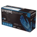 Disposable Gloves | Ammex IVBPF46100 3 mil Industrial Powder-Free Vinyl Gloves - Large, Blue (1000/Carton) image number 1
