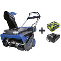Snow Blowers | Snow Joe ION100V-21SB iON100V Brushless Lithium-Ion 21 in. Cordless Single Stage Snow Blower Kit (5 Ah) image number 2