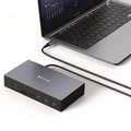 Office Electronics & Batteries | Verbatim 32172 17-in-1 Audio/DisplayPort/HDMI/Micro SD/RJ45/SD/USB-A/USB-C Pro Docking Station - Gray image number 2