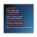 Labor Day Sale! Save $30 off $199! | Cosco 098099 10.5 in. x 20.13 in. LED OPEN Sign - Red and Blue Graphics image number 2