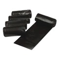 Trash Bags | GEN RM4046H Low Density Can Liners, 45 gal, 1.1 mil, 40-in x 46-in, Black, Interleaved Roll, 20 Bags/Roll, 5 Rolls/Carton image number 0