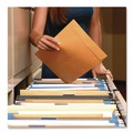 Office Jansan | Quality Park QUA43362 6.5 in. x 9.5 in. #1 3/4 Cheese Blade Flap Redi-Seal Closure Catalog Envelope - Brown Kraft (250/Box) image number 4