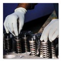 Disposable Gloves | Ammex TLF42100 4 mil Powder-Free Latex Disposable Gloves - Small, Ivory (1000/Carton) image number 3