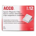  | ACCO A7072131A Magnetic Clips with 0.88 in. Capacity - Silver (12/Pack) image number 3