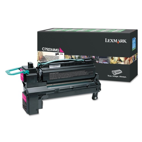 Ink & Toner | Lexmark C792X4MG Return Program 17000 Extra High-Yield Toner Cartridge - Magenta image number 0