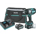Impact Wrenches | Factory Reconditioned Makita GWT01D-R 40V MAX XGT Brushless Lithium-Ion 3/4 in. Square Drive Cordless 4-Speed High-Torque Impact Wrench with Friction Ring Anvil Kit (2.5 Ah) image number 0