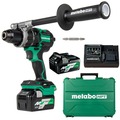 Metabo HPT Clearance | Metabo HPT DV36DCM 36V MultiVolt Lithium-Ion Brushless 1/2 in. Cordless Hammer Drill Kit (2.5 Ah/5 Ah) image number 0