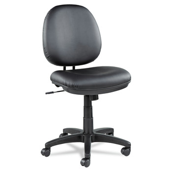 Alera Alera Interval Series Swivel/tilt Task Chair, Leather, Black