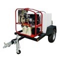 Pressure Washers | Pressure-Pro T185SKH/SK30005VH Dirt Laser Series 4000 PSI 3.5 GPM Direct Drive AR Pump 389cc GX390 Honda Hot Water Gas Pressure Washer image number 1