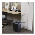 Trash & Waste Bins | Rubbermaid Commercial FG254300BLA 7 gal. Fiberglass Wastebasket - Black image number 4
