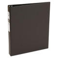 Office Jansan | Avery 03301 1 in. Capacity 11 x 8.5 Economy Non-View Binder with 3 Round Rings - Black image number 0