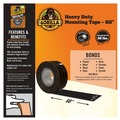 Office & Office Supplies | Gorilla Glue 6055002 Holds Up to 30 lbs. 1 in. x 60 in. Permanent Heavy Duty Mounting Tape - Black (1-Roll) image number 1