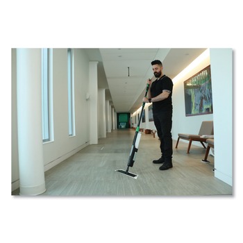 Unger Excella 20 in. Microfiber Finishing Pad - White (5/Pack)