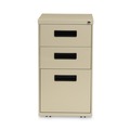 Office Carts & Stands | Alera ALEPABBFPY 14.96 in. x 19.29 in. x 27.75 in. 3-Drawers: Box/Box/File Legal/Letter Left or Right File Pedestal - Putty image number 1
