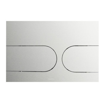 PRODUCTS | TOTO YT970#SS Dual Flush Round Push Button Plate for Select DuoFit In-Wall Tank Unit (Stainless Steel)